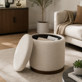 Marvelloq™ Bellanova Round Ottoman Storage Stool